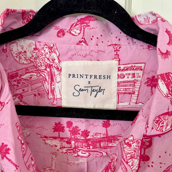 Printfresh Pink Illustrated Shirt - Picture 2 of 9